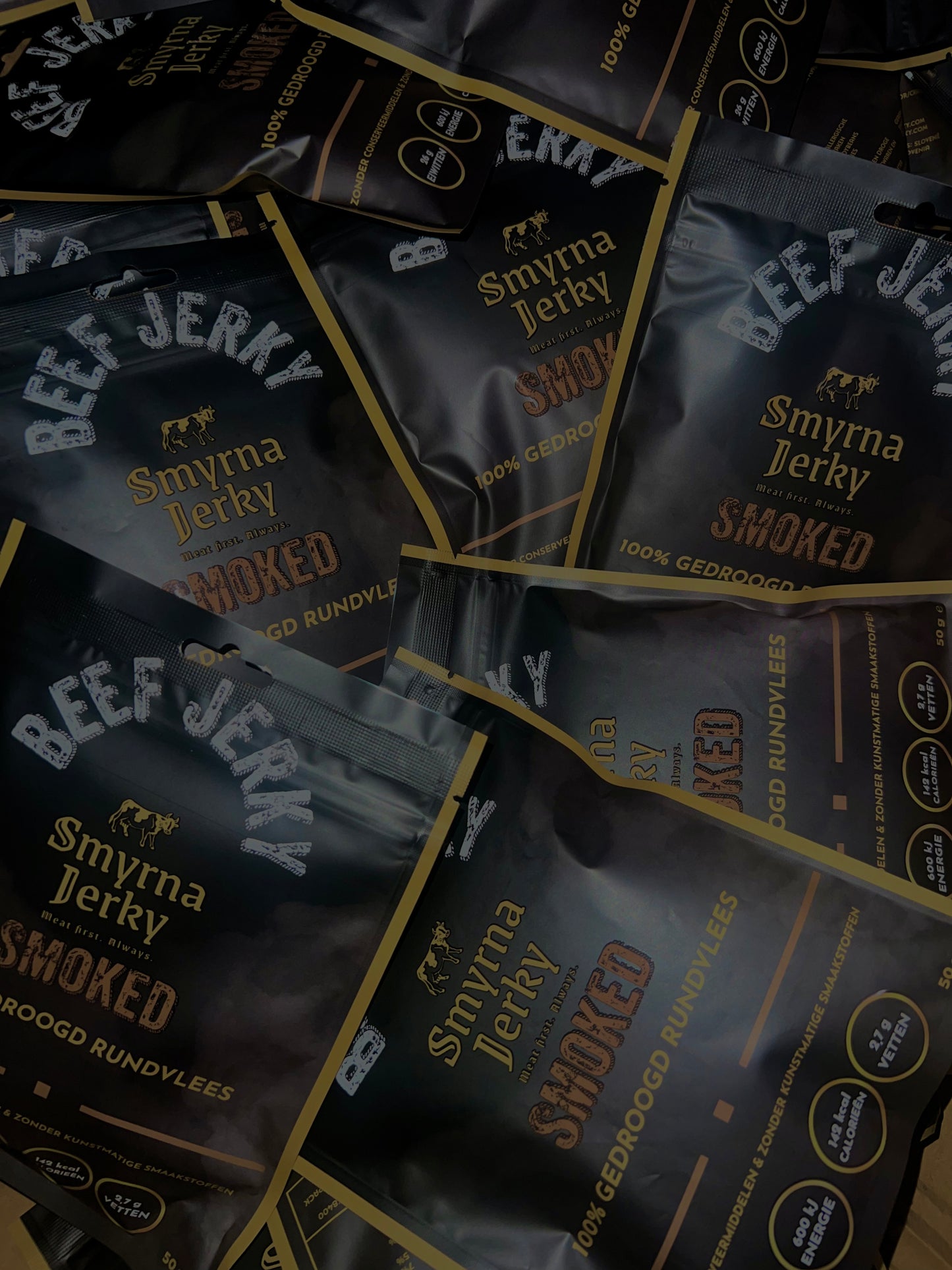 Beef Jerky Smoked – 100% Beef – High in Protein – Proteïn Snack – 50g