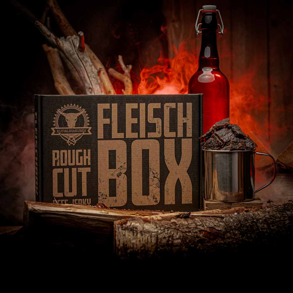 Kuivalihakundi The Meat Box – 380g - Beef/Pork/Chicken Jerky