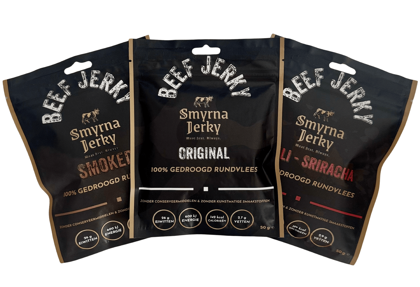 Beef Jerky Bundel 3 x 50g