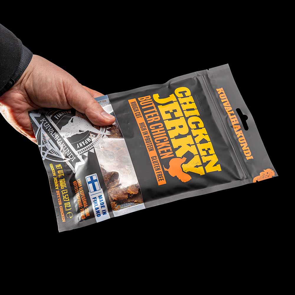 Kuivalihakundi Chicken Jerky - Butter Chicken - 100g