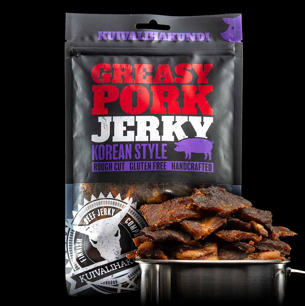 Kuivalihakundi Greasy Pork Jerky - Korean BBQ - 150g